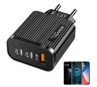 Chargeur Rapide USB C | Chargeur Mural USB pour Station De Charge 40w | QC 3.0 A Pd Fast Charging Block, Adaptateur Secteur Portable pour Smartphones, Tablette, Ordinateur, Lecteur Électrique