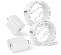 Chargeur rapide USB C extra long pour iPhone 17 16 15 Charge rapide, adaptateur de bloc de charge rapide Apple PD 20 W avec câble de charge de type C vers C de 3 m de long pour iPhone 17 Air/16/15 Pro