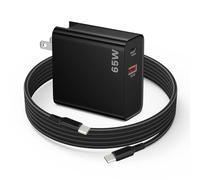Chargeur Rapide USB-C PD 65 W for Drones Neo, Air 3S, 4K, 2 SE, Avata 2 et Mavic 3 - Chargeur Mural Double Port USB + Type-C avec Charge C vers C for Accessoires FPV, 1,8 m de Long(65w/6.6ft)