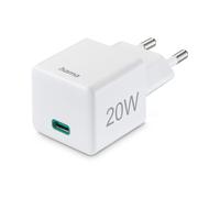 Chargeur rapide, USB-C, PD/Qualcomm®, mini-chargeur, 20 W, Blanc