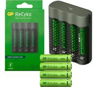 Chargeur de batterie USB GP M451 + 4x piles ReCyko AA 960mAh