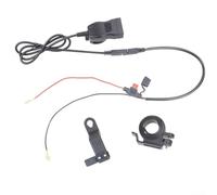 Chargeur rapide USB + PD pour moto avec bouton marche/arrêt et affichage de la tension réelle pour une utilisation de 12 à 24 V