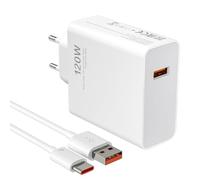 Chargeur Rapide USB pour Redmi Note 13 12 11 Pro,Chargeur Turbo avec 6A Câble USB C pour Xiaomi Redmi 14/13/12/11 Ultra/12 Lite/12X (120W 1+1, 120W 1+1)