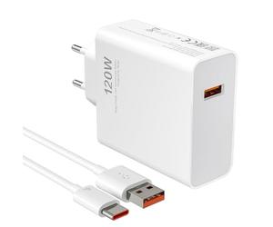 Chargeur Rapide USB pour Redmi Note 13 12 11 Pro,Chargeur Turbo avec 6A Câble USB C pour Xiaomi Redmi 14/13/12/11 Ultra/12 Lite/12X (120W 1+1, 120W 1+1)