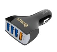 Chargeur Rapide Voiture - Charge Rapide 4 Ports Chargeur Voiture | Accessoires De Voiture pour Véhicule Quotidien Vie Travail Camping Long Trajets Affaires et Famille Voyage en Plein Air