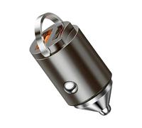 Chargeur Rapide Voiture - Chargeur USB Auto Puissant et Petit - Accessoire Auto Compact en avec Anneau Extracteur pour Smartphones Tablets Camion Voiture Voyage