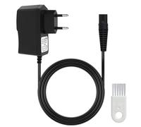 Chargeur Rasoir pour Braun, Chargeur Adaptateur Compatible avec Braun Rasoir Électrique Série 9/7/6/5/4/3/2/1, Rasoir pour braun serie cordon d'alimentation avec Brosse de Nettoyage
