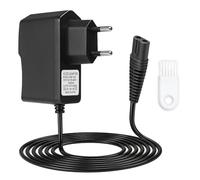 Chargeur Rasoir pour Braun, Chargeur pour Rasoir électrique, d'alimentation Chargeur 12V 0.4A, Câble de Charge pour Braun Rasoir électrique Série 9 7 5 4 3 2 1, Avec Brosse de Nettoyage