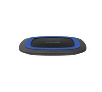 Chargeur RealPower FreeCharge-10 + adaptateur noir/bleu