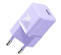 Chargeur Réseau Baseus Gan5 Mini Chargeur Rapide, Usb-C, 20 W, Violet