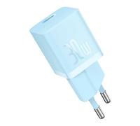 Chargeur Réseau Baseus Gan5 Mini Chargeur Rapide, Usb-C, 30 W, Bleu