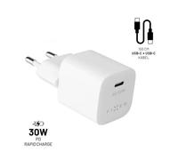 Chargeur Réseau - Fixed - Mini - Usb-C - 30w - 1 Mètre - Blanc