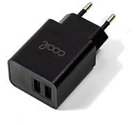 Chargeur réseau Universel entrée 2 x USB Cool 2,4 A Noir