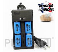 CHARGEUR RS-93 + 4 PILES ACCU RECHARGEABLE CR123A CR123 16340 3.7v 2800mAH 8