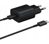 Chargeur Secteur USB-C Samsung Original 25W Câble USB-C Power Delivery 3.0 Noir