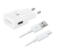Chargeur Samsung Rapide EP-TA20EWE + Cable USB ECB-DU4AWE pour Tablette Samsung Galaxy Tab A 8.0 2019 SM-T290 Couleur Blanc