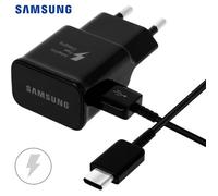 Chargeur Samsung Rapide EP-TA20EWE + Cable USB Type C pour Samsung Galaxy A54 5G 6.4"" Couleur Noir