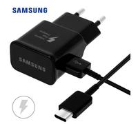 Chargeur Samsung Rapide EP-TA20EWE + Cable USB Type C pour Samsung Galaxy S20 FE Couleur Noir