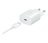 Chargeur Complet Samsung Travel Adapter 25W USB Type C à Type C Cable Blanc