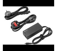 Chargeur Sandberg 135-83 USB-C PD 65W universel charge rapide secteur EU+UK avec câble USB-C fixe noir
