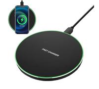 Chargeur sans - 15W Tampon De Charge sans | Station De Charge Sanss Rapide en en en Aluminium avec Un Tampon De Chargeur Rapide À Haut Débit Léger Et pour L'électro