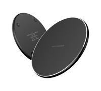 Chargeur sans fil 10 W pour téléphones iOS/Android - Charge rapide - Protection multiple - Distance de détection de 3 à 8 mm - Noir