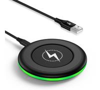 Chargeur sans fil 15 W pour Samsung Galaxy S25 FE Plus Ultra Edge 5G S25+ S24 S23 S22 S21 S20 S10 S9 S8 S7 S6, Note 20 10 9 8, Z Flip 7 FE 6 5 4, Z Fold 7 6 5 4, Buds3, Buds3, Buds3 S3 Pro, Fast Bloc