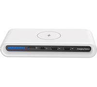 chargeur sans fil 15w 4-en-1 Usb multi-port Qc3.0 rapide station de charge avec Rgb veilleuse N67