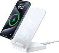 Chargeur Sans Fil 15W, Chargeur Induction Rapide Wireless Charger Stand Pour Samsung Galaxy S25/S24 Ultra/S23 Fe/S22/S21/S20/S9