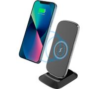 Chargeur sans fil 15W Qi Stand + Chargeur 20W Noir Bigben