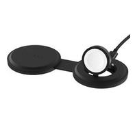 Satechi Chargeur à induction OntheGo™ 2-en-1 pliable Qi2 15W iPhone 12–17 5W Apple Watch Noir