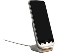 Chargeur sans fil 20W Qi Stand + Chargeur Blanc et Argent Doro