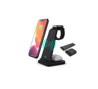 Chargeur sans Fil 3 en 1 10W Qi Station de pour Apple Watch Series SE/6/5/4/3/2/iPhone 12/12 Pro Max/12 Mini/Se 2020/11/11 Pro/XR/8 Plus/Airpods