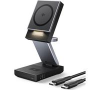 Chargeur Sans Fil 3 En 1 Pliable Iniu Magpro Usb C Noir + Câble Usb C C