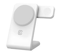 Chargeur Sans Fil 3-en-1 pour iPhone / Apple Watch / AirPods Modèle MagSpot Blanc