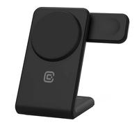Chargeur Sans Fil 3-en-1 pour iPhone / Apple Watch / AirPods Modèle MagSpot Noir
