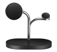 Chargeur sans fil 3-en-1 Qi 10W / 7.5W / 5W Samsung Noir / Argent