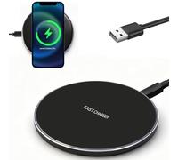 Chargeur sans Fil 35W Max - Chargeur Induction Rapide Compatible iPhone 16/15/14/13/12 Pro/Max/XS Max/XR/SE, Station de Charge pour Samsung Galaxy S24/S23/S22/S21/S20, Charge AirPods 2/Pro