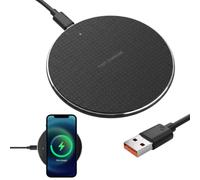Chargeur sans Fil 35W Rapide, Station de Charge à Induction pour Smartphones Compatibles Qi, Support de Charge sans Fil avec Câble USB-C pour Bureau et Maison