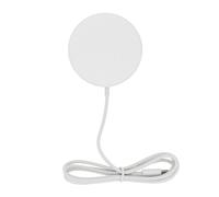 Chargeur sans fil à induction QI Charge Rapide magnétique -15W Blanc pour Samsung / Oppo / Xiaomi / Huawei