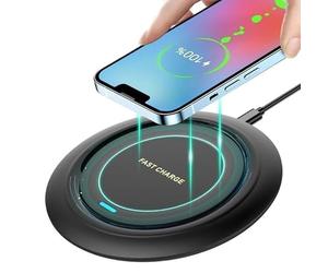 Chargeur sans Fil, Charge Rapide 15W, Universel certifié Qi, Chargeur à Induction Compatible avec iPhone, Huawei, Samsung, etc.