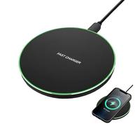 Chargeur sans Fil - Chargeur sans Fil Fast 15W Max | Chargers Pad en Toute Sécurité avec Une Charge Rapide Portable Légère pour Ordinateur Portable Et Téléphone Idéal pour Voyager