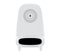 Chargeur sans Fil,Chargeur sans Fil pour Mini Chaise Portable pour Tous Les téléphones Station de Charge sans Fil 15 W avec Support de Chargeur de téléphone avec Fonction de Haut-Parleur Musical