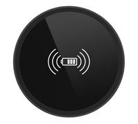 Chargeur sans fil de bureau - 15 W Invisible Charger Pad, station de charge rapide, tapis de charge de bureau sans fil pour table, meubles, bureau ou table de chevet