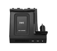 Chargeur Sans Fil de Voiture Chargeur de TéLéPhone Chargeur de BoîTier de Charge pour W205 C Class AMG C43 C63 X253 GLC Class