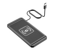 Chargeur sans fil de voiture | Chargeur sans fil pour téléphone portable | Tapis de charge rapide sans fil 15 W | Peut être un chargeur pour un ami. Le pad de charge rapide prend en charge le