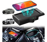Chargeur sans Fil De Voiture Compatible avec BMW X3 G01 2018 2019 2020 2021 2022 2023 X4 2019 2020 2021 2022 Panneau D'accessoires De La Console Centrale