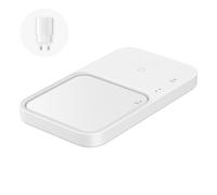 Chargeur sans fil double Samsung 15 W à induction + chargeur mural et câble - bl