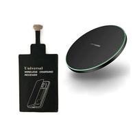 Chargeur sans Fil en métal Pad et récepteur Externe 7.5W Type-C pour Xiaomi Redmi Note 9S 10S 11S 7 8 9 10 11 Pro 9T 10T 5G