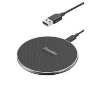 Chargeur sans Fil Energizer 15 W ultrafin en Aluminium | Compatible avec iPhone, Android et écouteurs | Recharge Rapide Qi, Design antidérapant et Compatible avec Les Coques jusqu'à 4 mm | WCP107